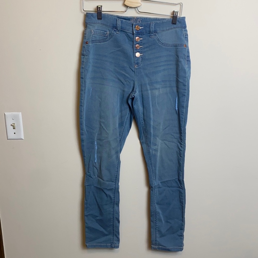 Justice skinny jeans 16 plus